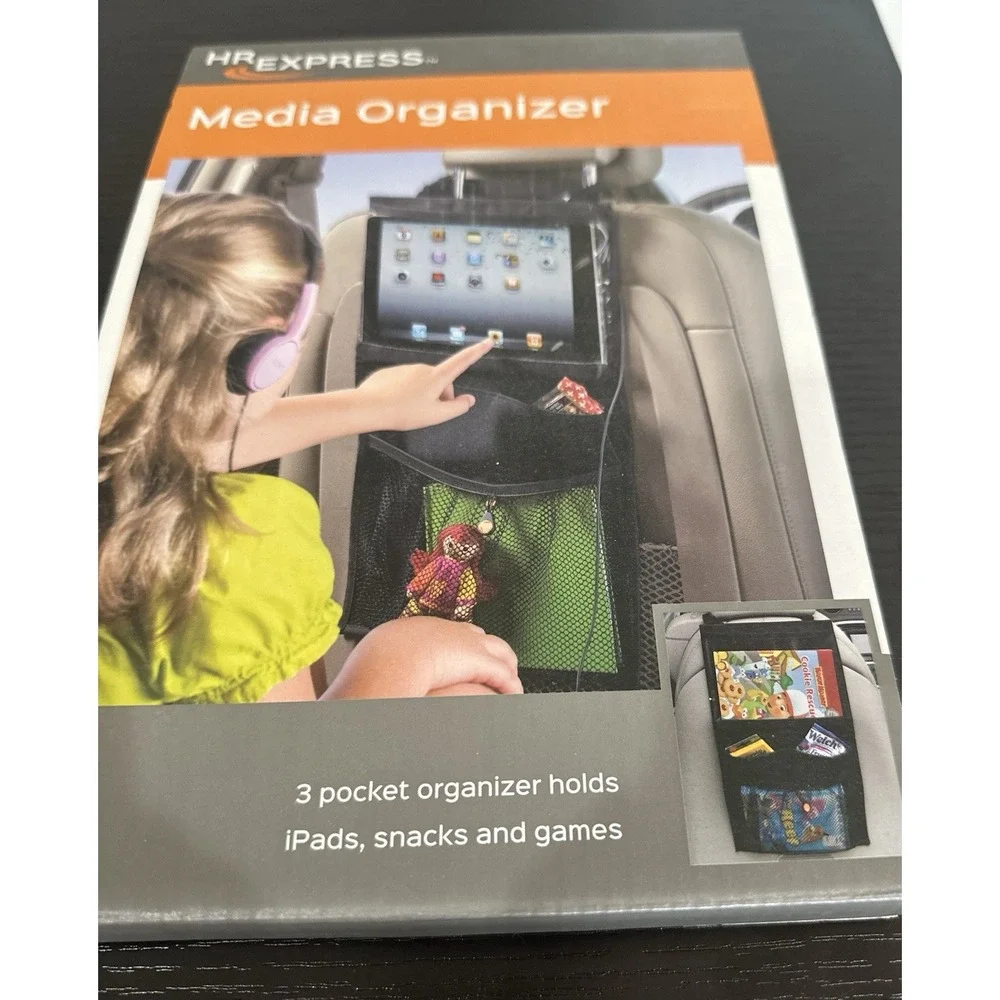 Car Seat Organizer & Storage, Car Backseat Organizer Touch Screen Tablet Holder